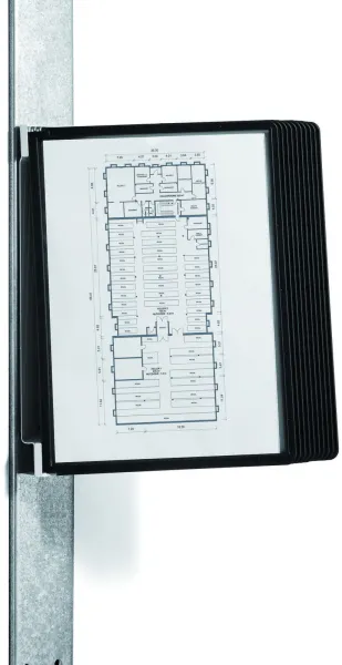 Durable Vario magnet wall 10 filing system black A4