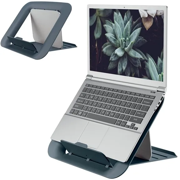 Leitz Ergo Cosy adjustable laptop stand, 80% recycled plastic Velvet Grey